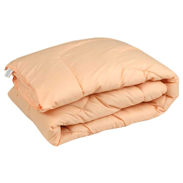 Одеяло Руно 172х205 силиконовое персиковое зимнее (316.52СЛБ_Персиковий)