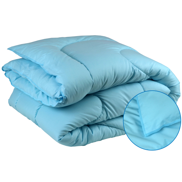 Одеяло Руно 140х205 силиконовое голубое зимнее (321.52СЛБ_Блакитний)