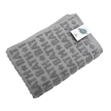 Махровое полотенце Ideia Bath серый 70х140