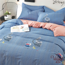 Комплект постельного белья Viluta подростковый сатин 434