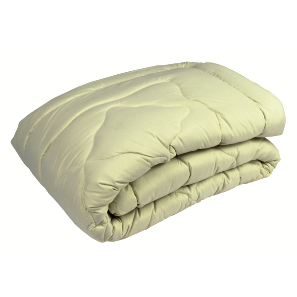 Одеяло Руно 172х205 шерстяное "Комфорт+" молочное зимнее (316.52ШК+У_Молочний)