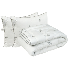 Одеяло Руно 200х220 + 2 подушки 50х70 с искуственного лебяжего пуха Silver Swan