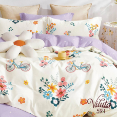 Комплект постельного белья Viluta подростковый сатин 591
