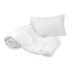 Набор Руно одеяло 140х205 + 1 подушка 50х70 силиконовая "Белый"