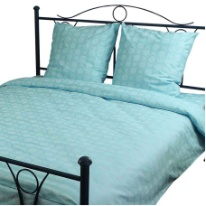 Комплект постельного белья двойной "Голубой" бязь