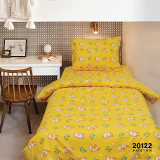 Комплект постельного белья Viluta подростковый ранфорс 20122 желтый