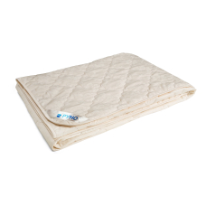 Одеяло Руно 155х210 шерстяное "Комфорт" молочное демисезонное