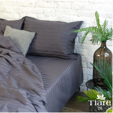 Комплект постельного белья Tiare евро сатин страйп 76
