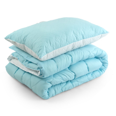 Набор Руно одеяло 140х205 + подушка 50х70 силиконовая "Голубой"