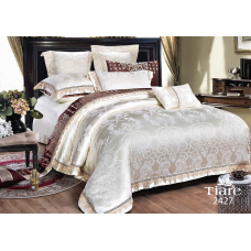 Комплект постельного белья Tiare семейный Сатин Жакард 2427