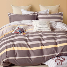 Комплект постельного белья Viluta евро сатин 673