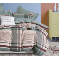 Комплект постельного белья Viluta семейный сатин 681