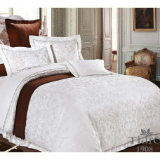 Комплект постельного белья Tiare семейный Сатин Жакард 1908