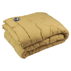 Одеяло Руно 140х205 шерстяное бежевое зимнее