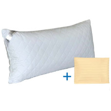 Подушка Руно 40х80 силиконовая «Spanish style» beige