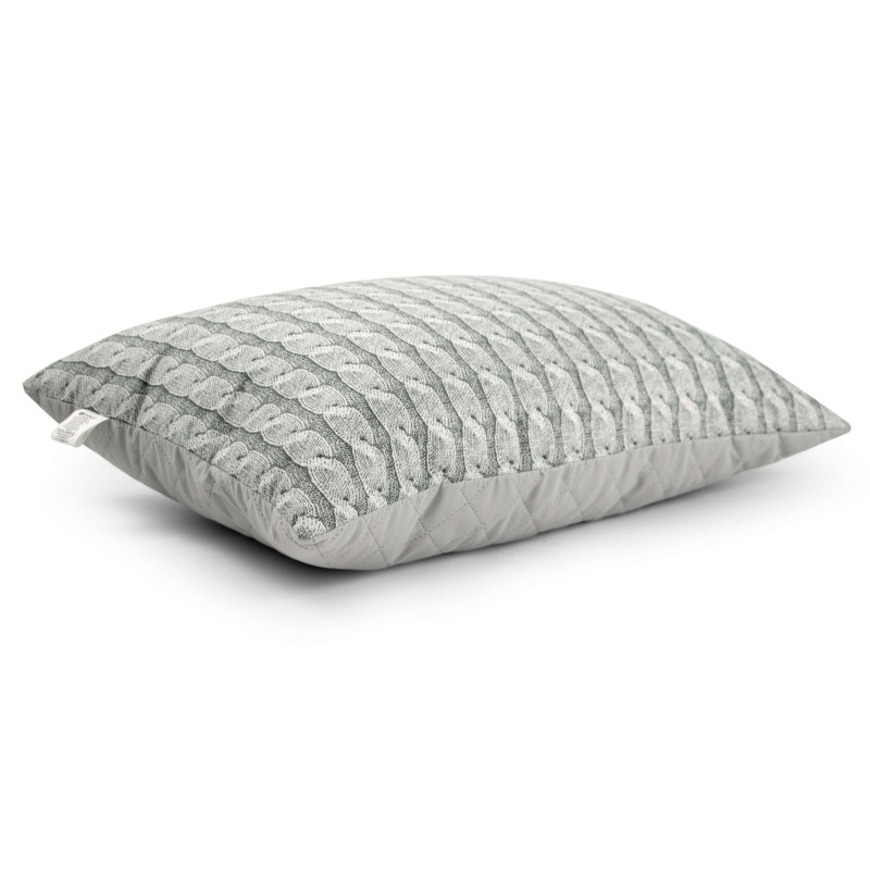 Подушка Руно 50х70 силиконовая Grey Braid (Р310.52_Grey Braid)