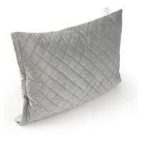 Чехол на подушку Руно 50х70 VeLour "Grey ромб"