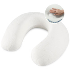 Подушка Ideia рогалик для путешествий MEMORY FOAM 30х40 см с эффектом памяти