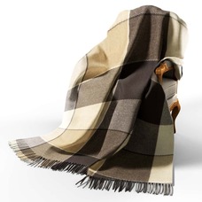 Плед шерстяной Эльф бел-беж-кор Love You 200 x 220 см