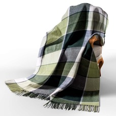 Плед шерстяной Эльф бел-сал-зел Love You 200 x 220 см