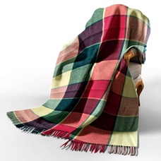 Плед шерстяной Эльф жел-крас-зел Love You 200 x 220 см