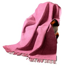 Плед шерстяной П2 белый Love You 140 x 200 см