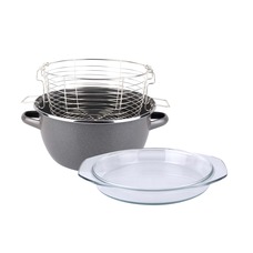 Фритюрниця VITRINOR PARMA з кришкою 24 см 5.2 л