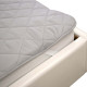 Наматрасник Руно 90х200 силиконовый на резинке Grey White (843.52СУ_Grey White)