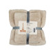 Набір рушників 2 шт 35x75 см+70x140 см бежевий LoveYouHome (60134)