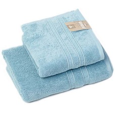 Махровое полотенце Ideia Aqua Fiber premium ментоловое 70х140