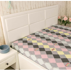 Простынь 200х220  сатин Owl ромб