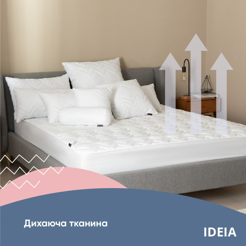Наматрасник Ideia NORDIC СOMFORT 160х200х35 с бортом (8-34976)