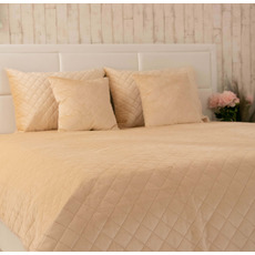 Покривало Руно VeLour 180х220 "Beige ромб"