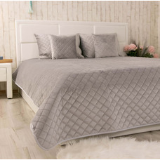 Покривало Руно VeLour 150х220 "Grey ромб"