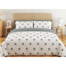 Комплект постельного белья ТЕП "Soft dreams" Morning Star Grey семейный